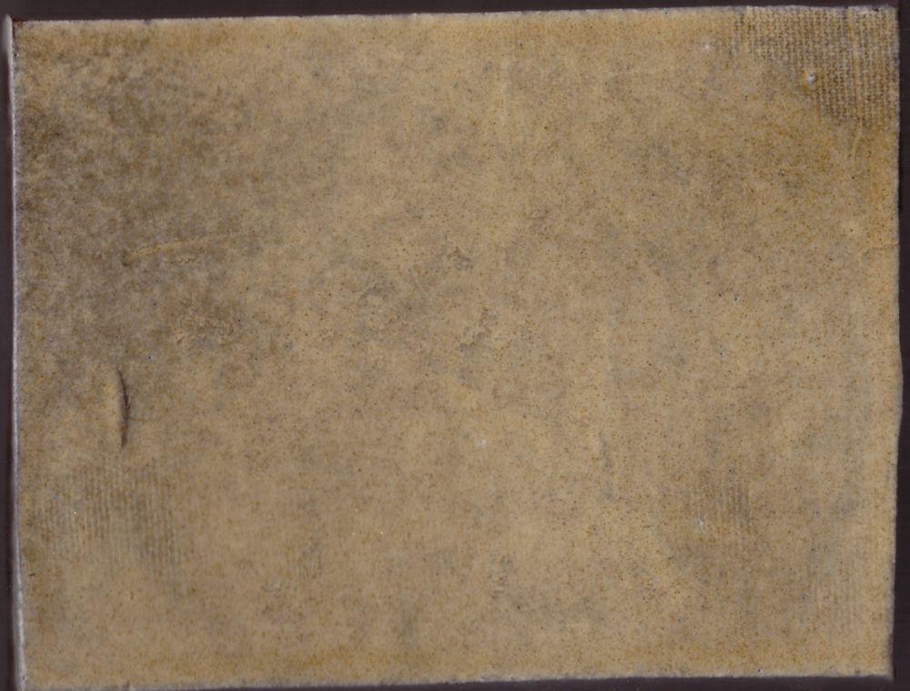 Glaze test tile from sample 18