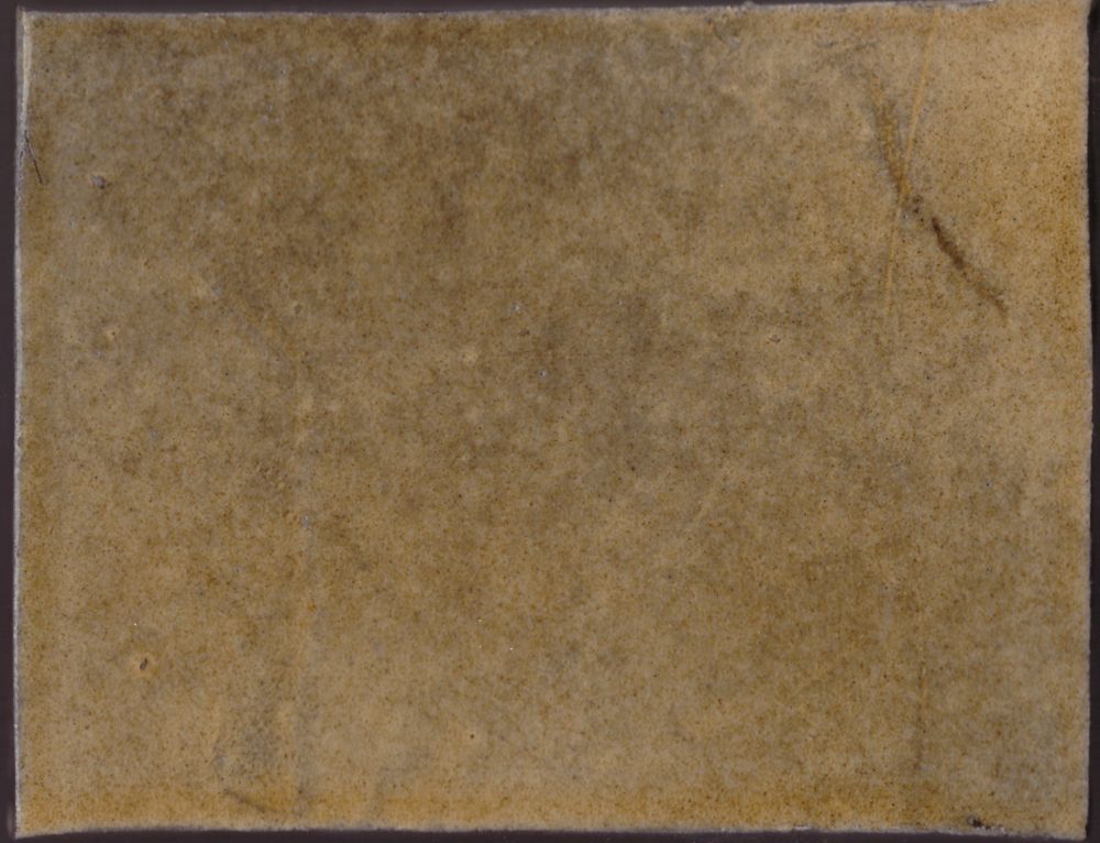 Glaze test tile from sample 14