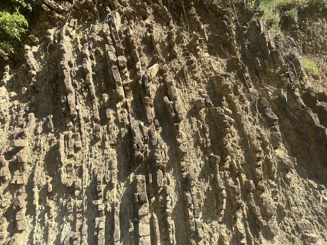 Eroded face