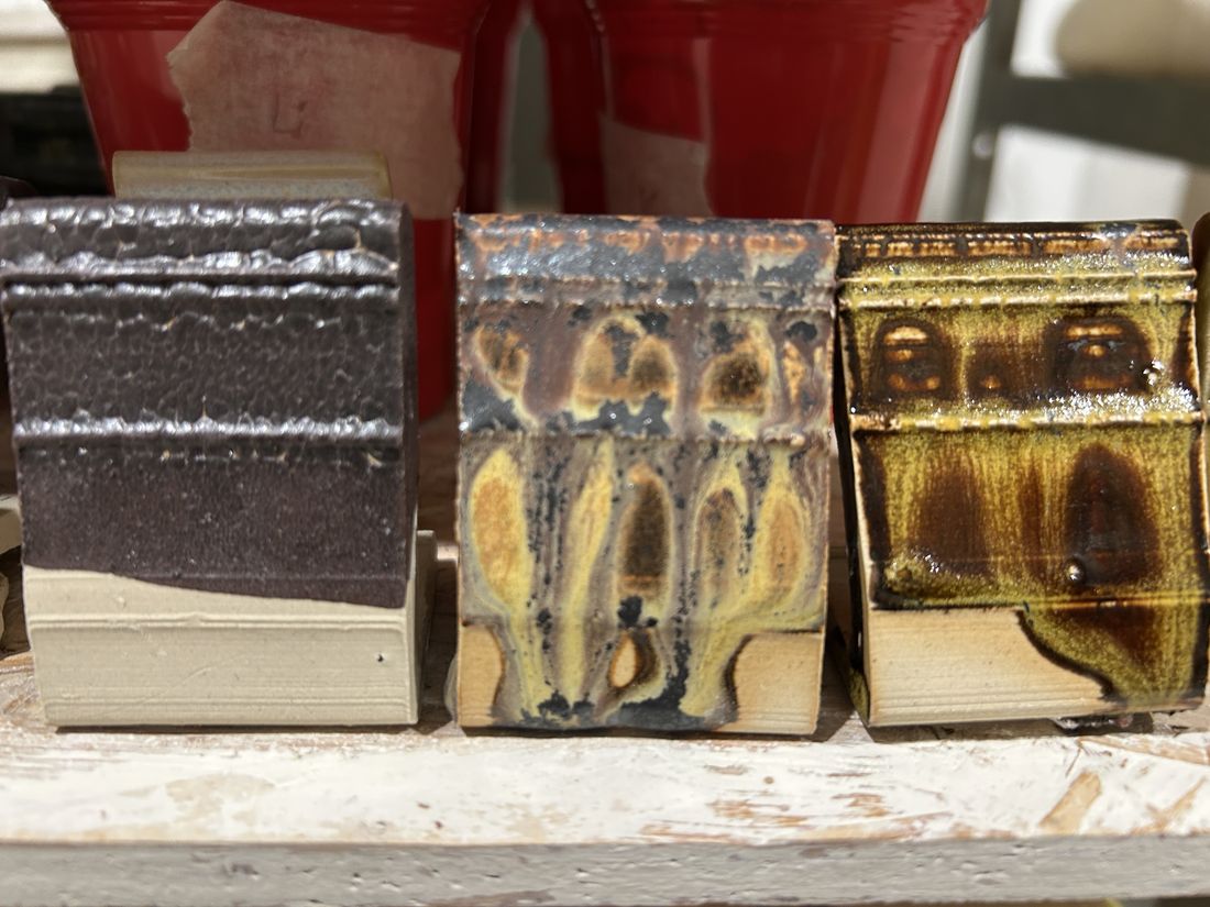 Glaze test blocks